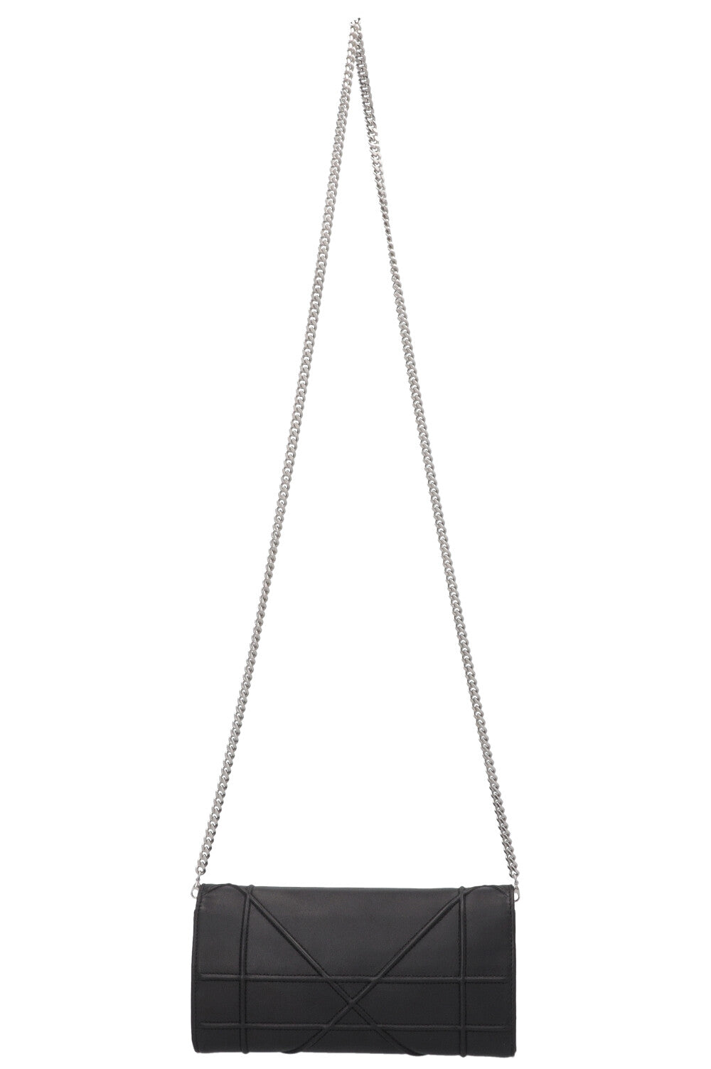 CHRISTIAN DIOR Diorama Wallet On Chain Black