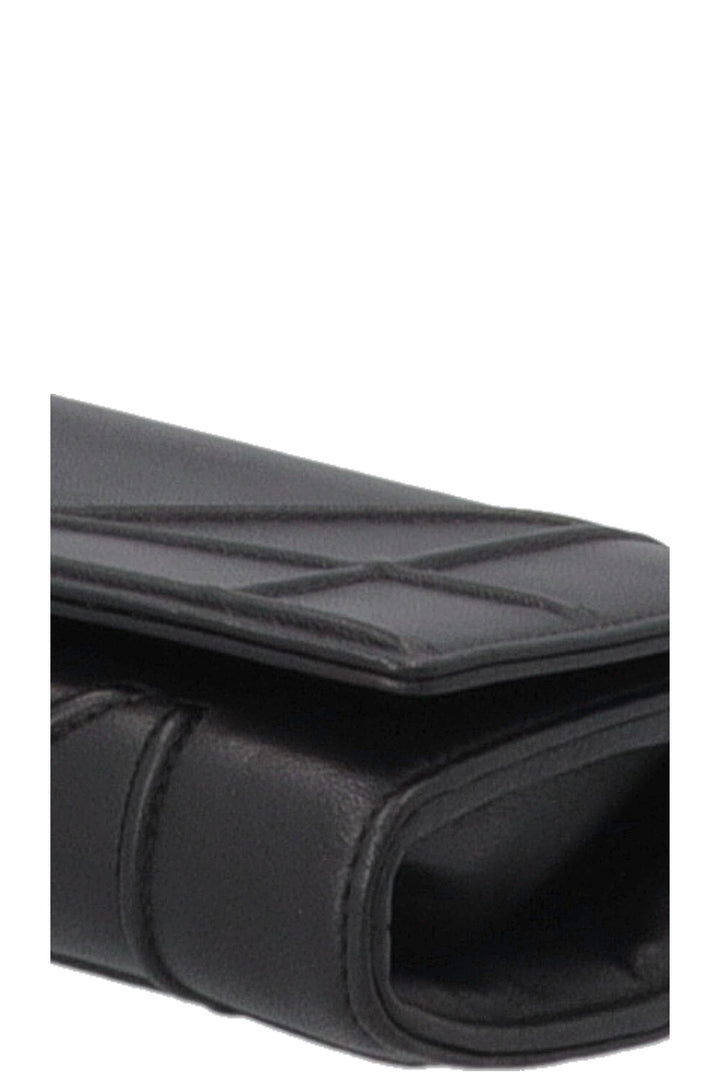 CHRISTIAN DIOR Diorama Wallet On Chain Black
