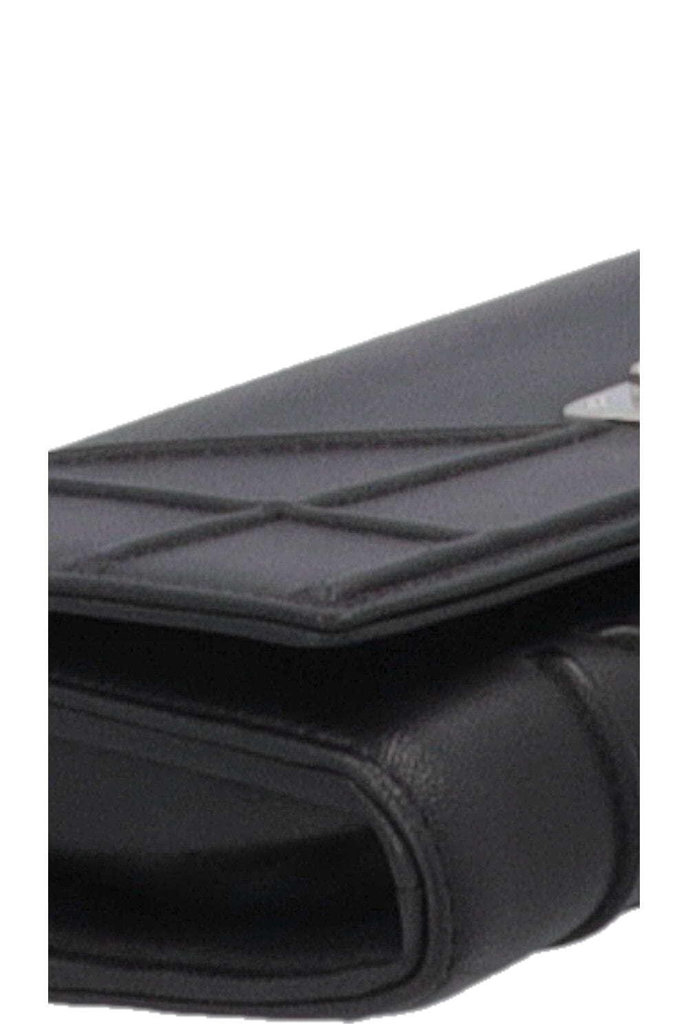 CHRISTIAN DIOR Diorama Wallet On Chain Black