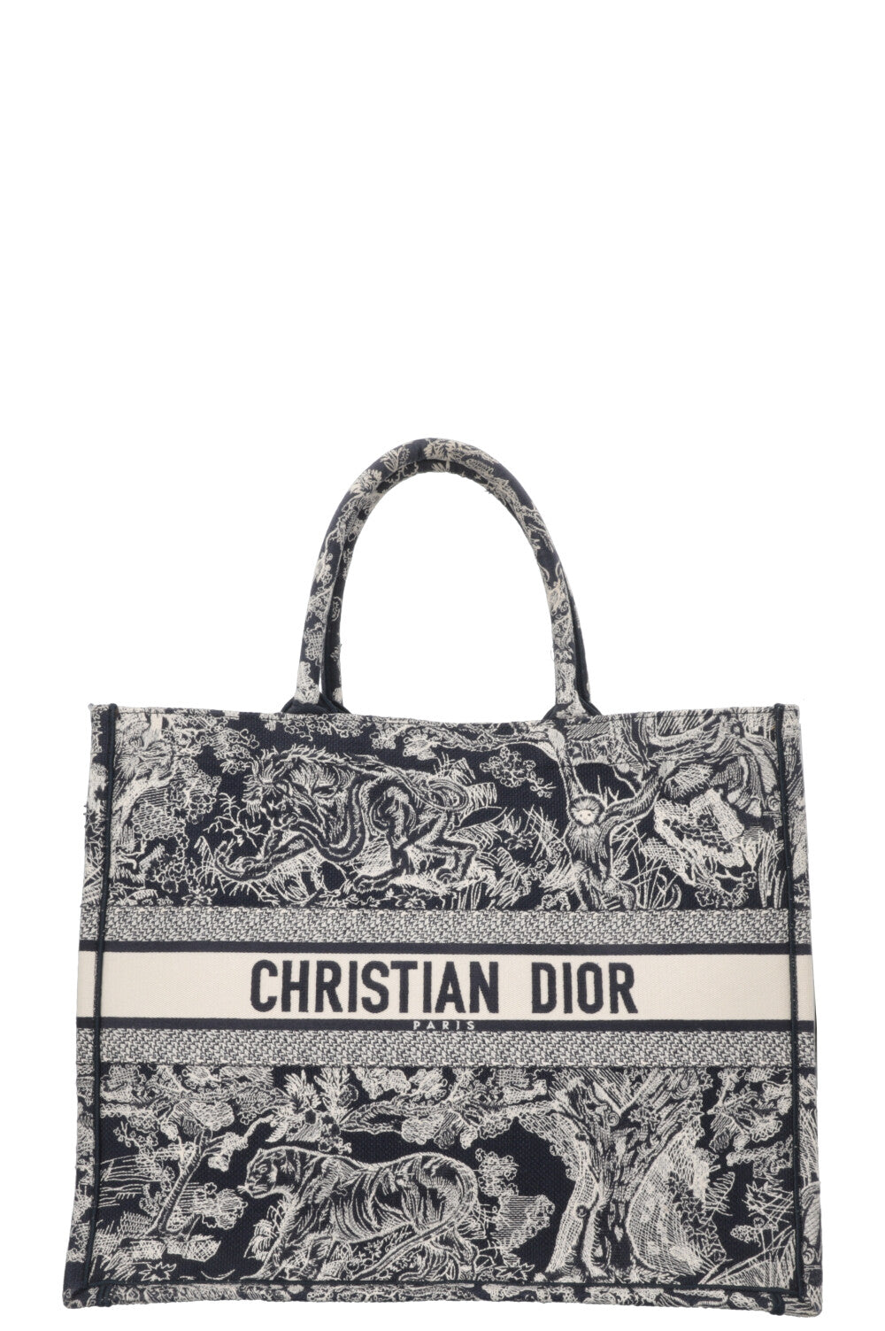 CHRISTIAN DIOR Book Tote Toile de Jouy Large – REAWAKE