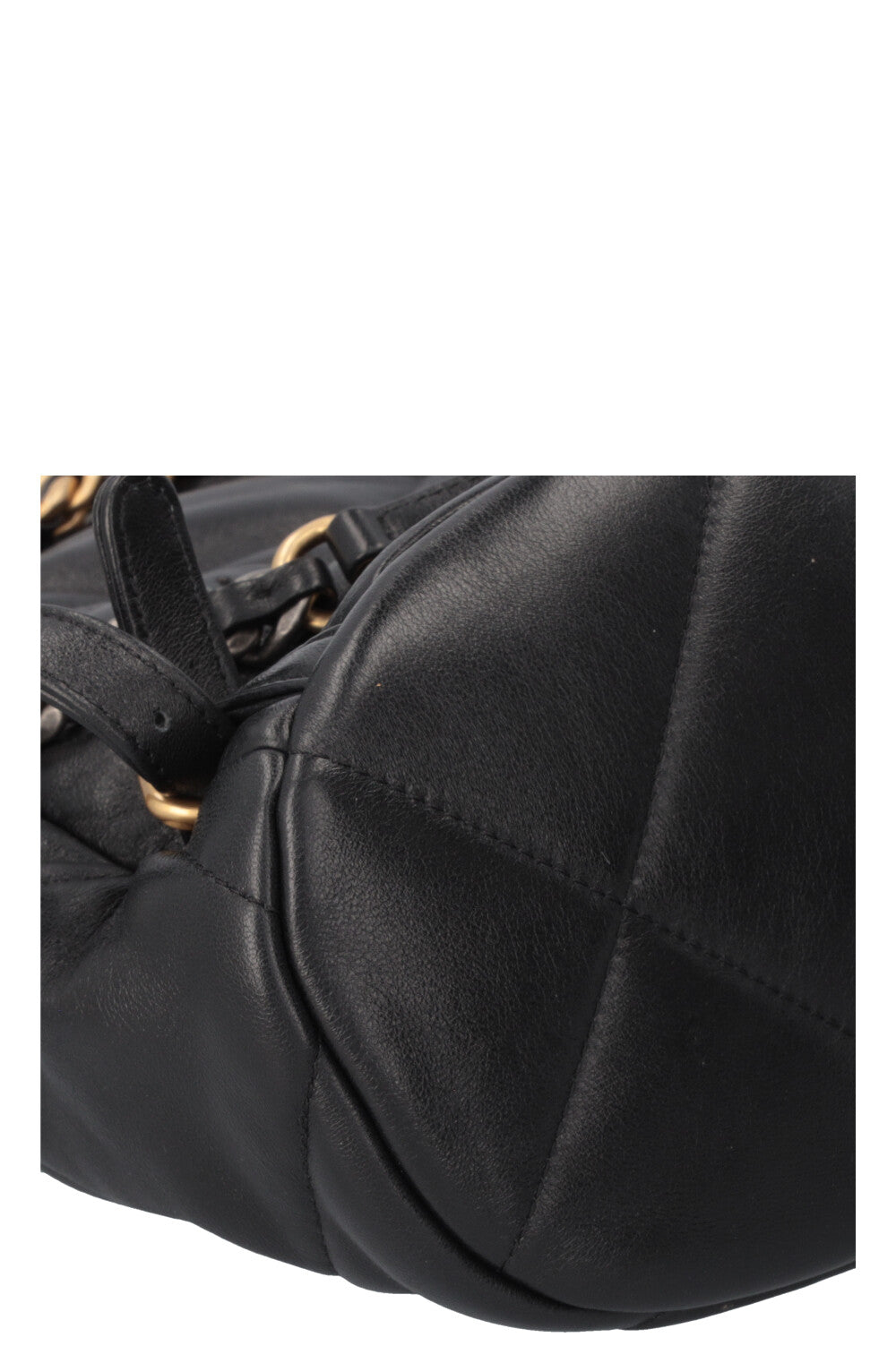CHANEL 19 Shiny Backpack Leather Black