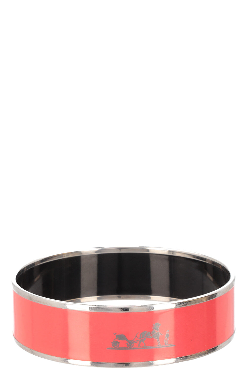 HERMÈS Logo Bracelet Email Red