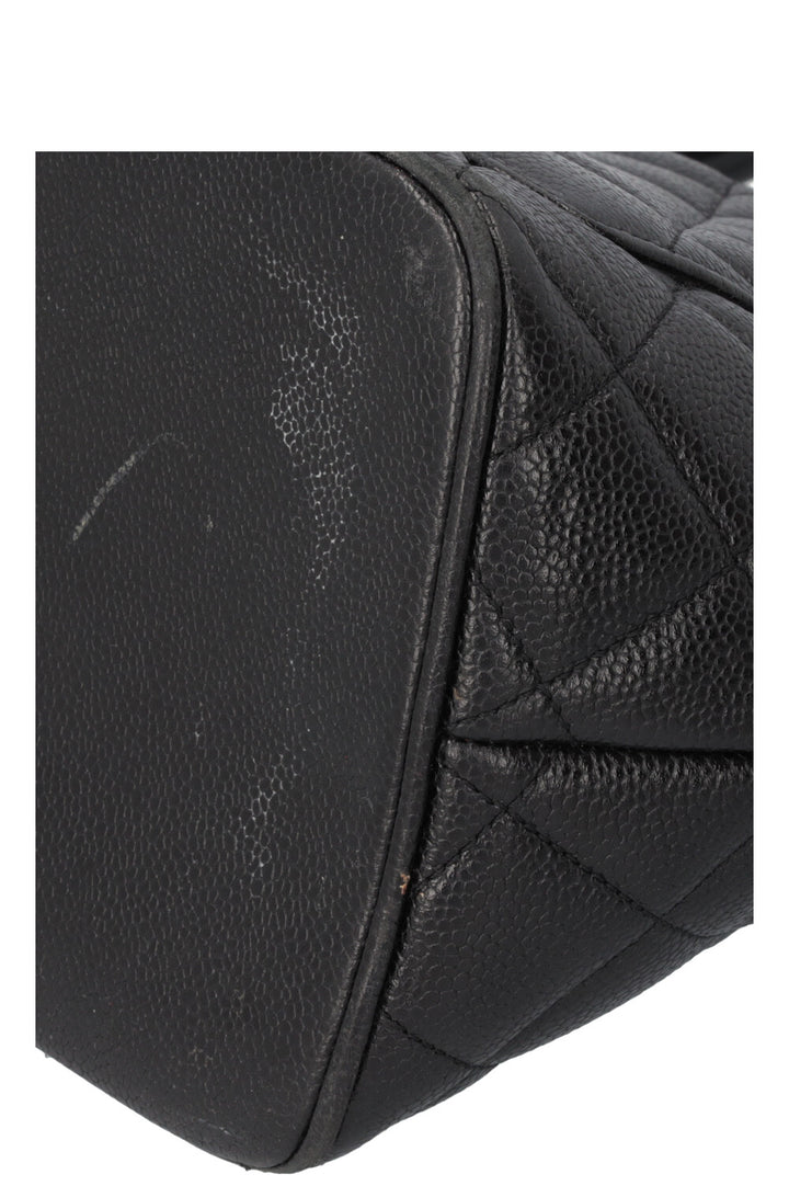 CHANEL Medaillon CC Top Handle Bag Black
