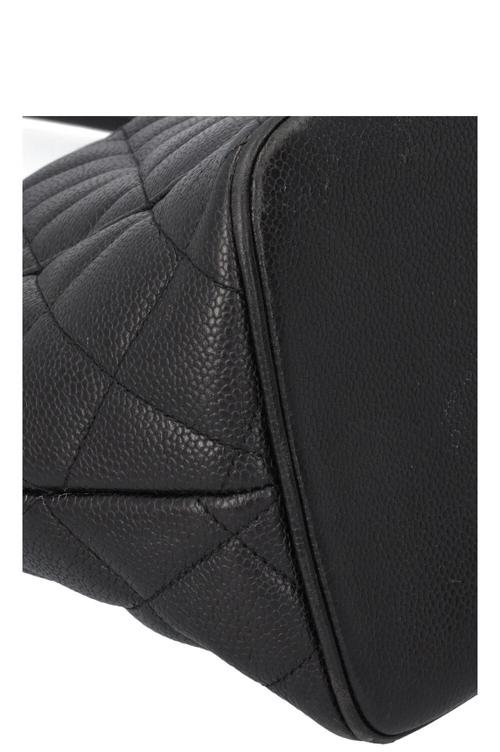 CHANEL Medaillon CC Top Handle Bag Black