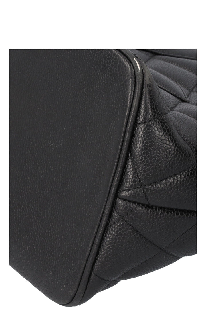 CHANEL Medaillon CC Top Handle Bag Black
