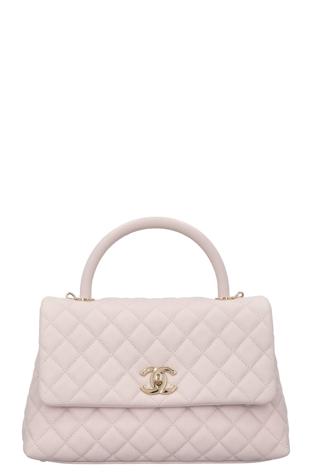 CHANEL Coco Handle Bag Caviar Lilac