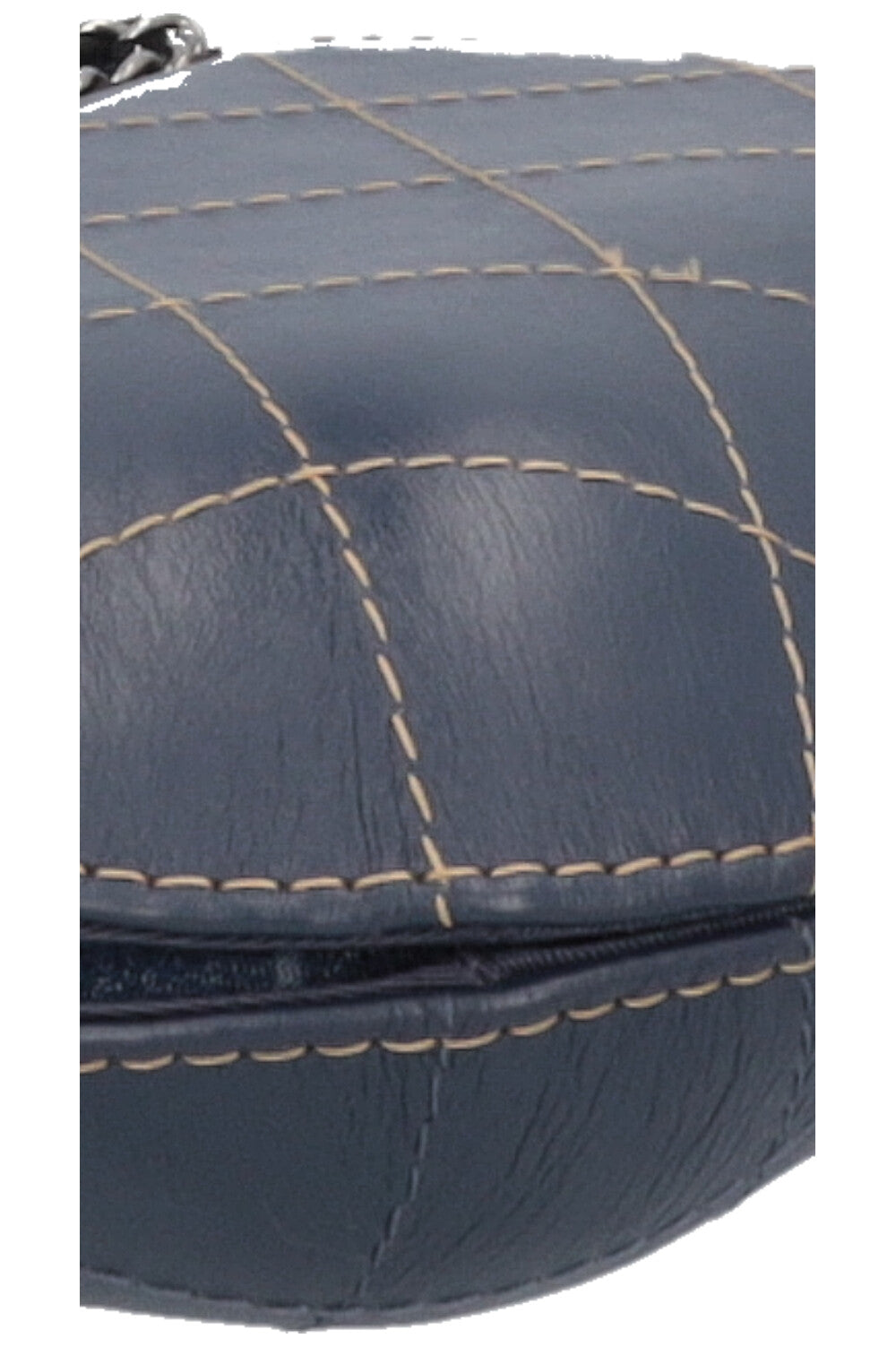 CHANEL Gabrielle Drawstring Bag Denim Blue