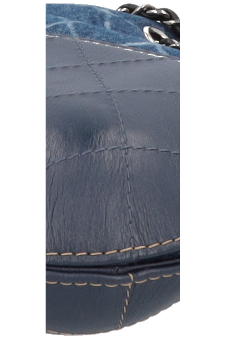 CHANEL Gabrielle Drawstring Bag Denim Blue