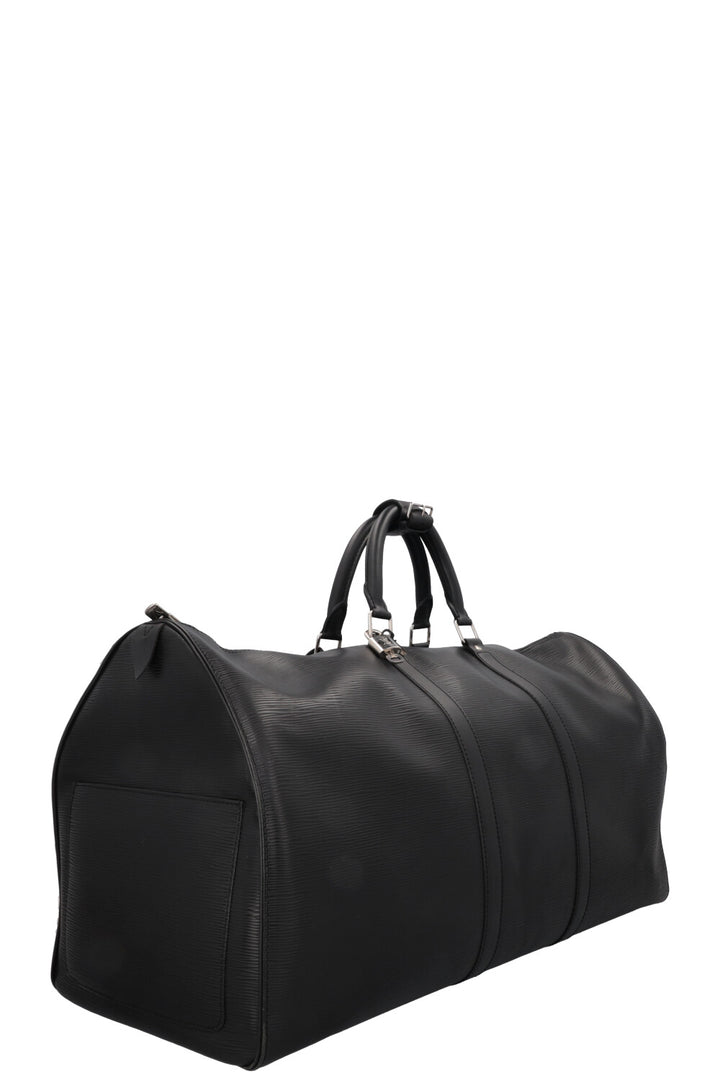 LOUIS VUITTON Keepall 55 Epi Black