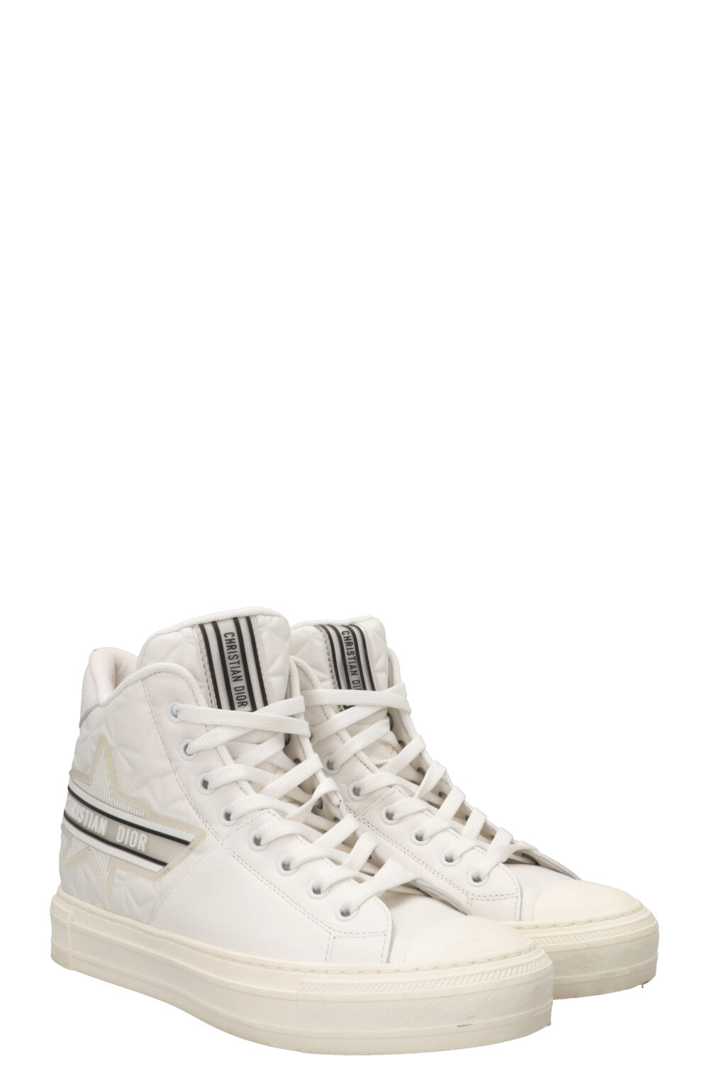 christian dior white high top sneakers