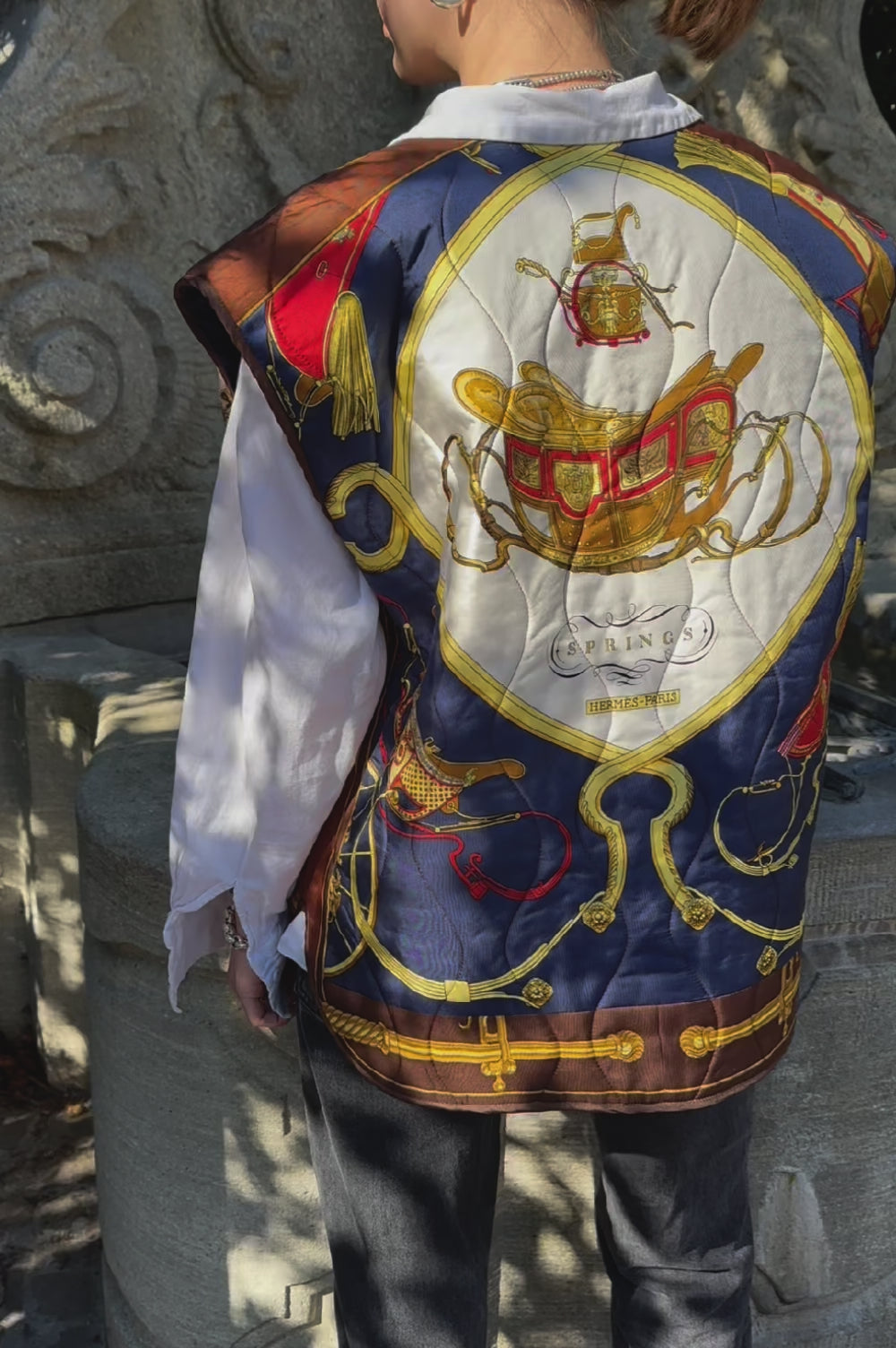 REAWAKE ATELIER Gilet Hermès Scarfs