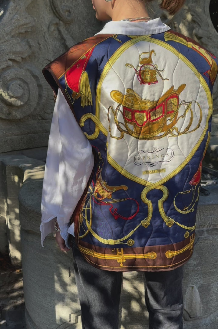 REAWAKE ATELIER Gilet Hermès Scarfs