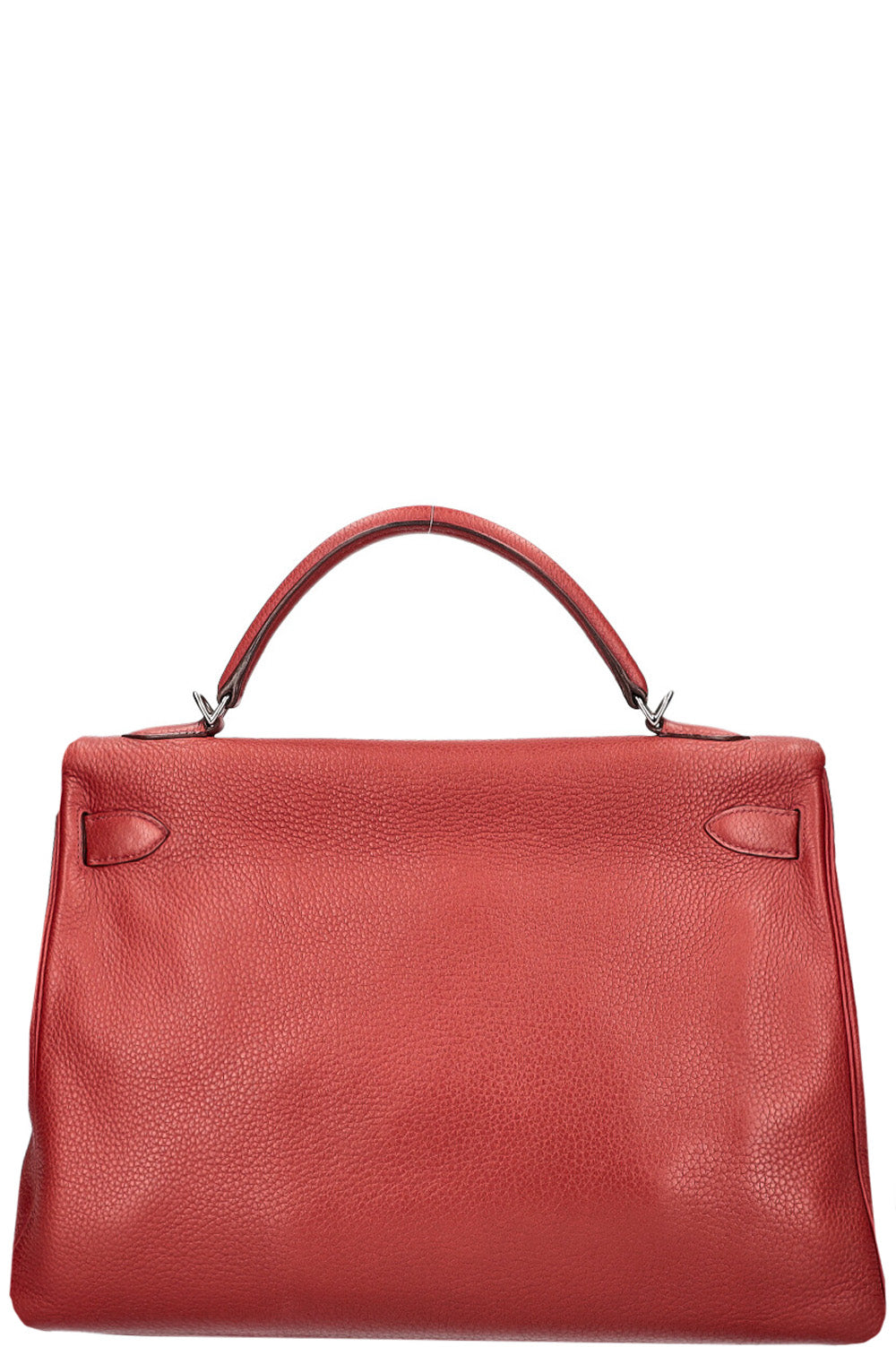 HERMÈS Kelly 40 Clemence Sienna