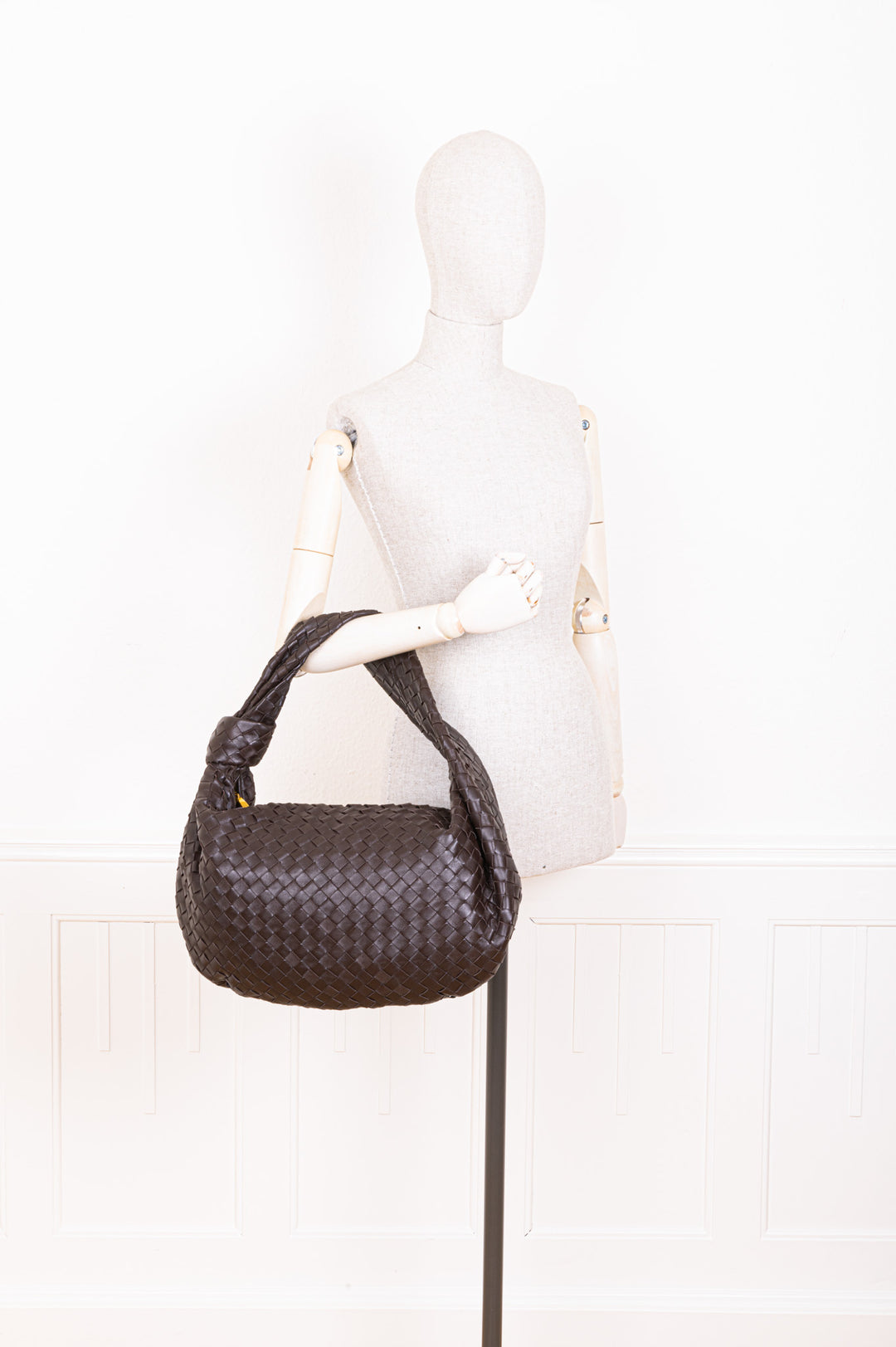 BOTTEGA VENETA Jodie Marron Moyen