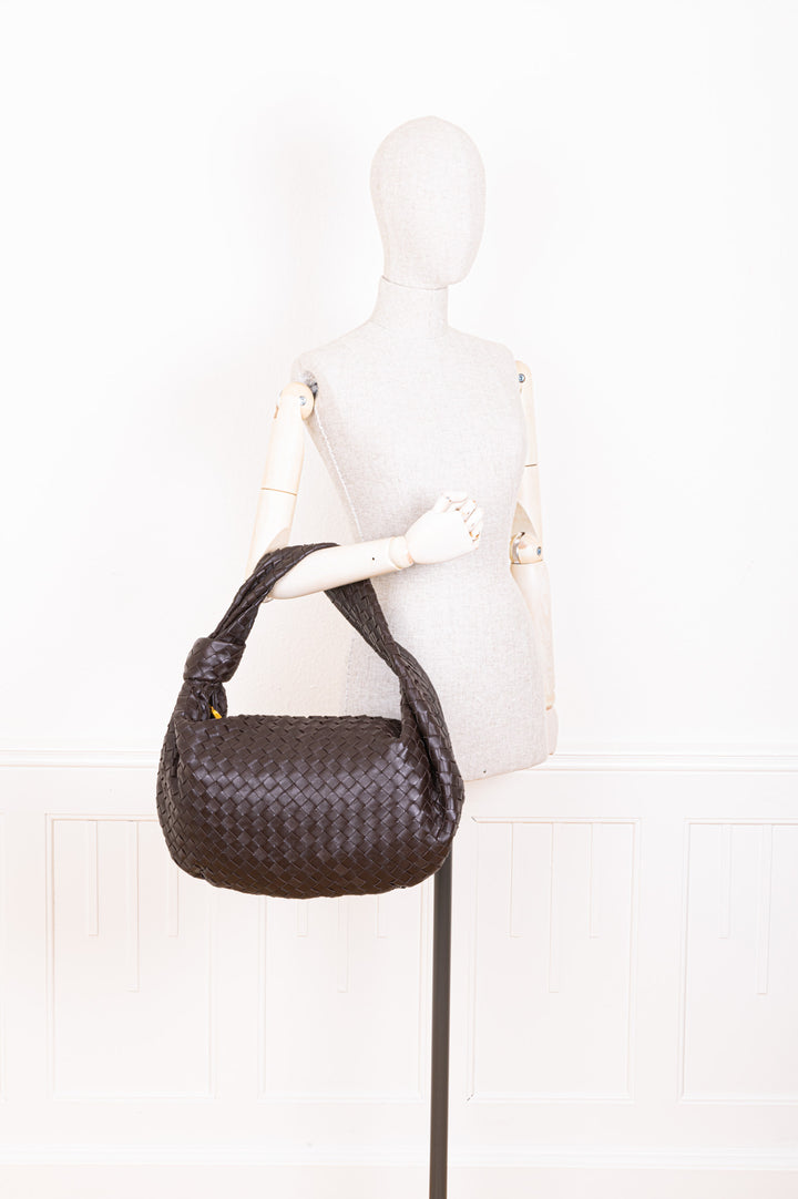 BOTTEGA VENETA Jodie Marron Moyen