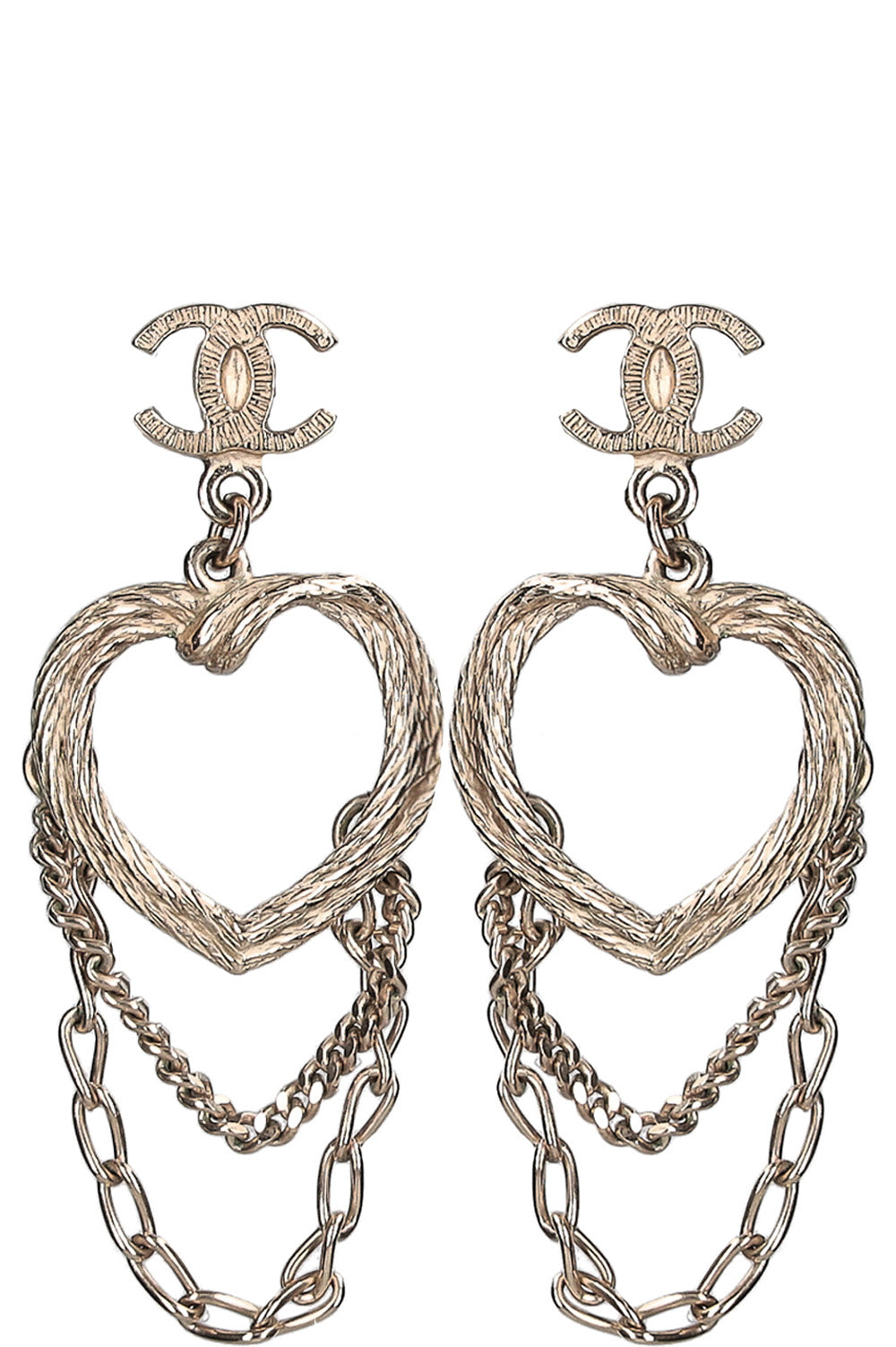 Chanel Heart Earrings