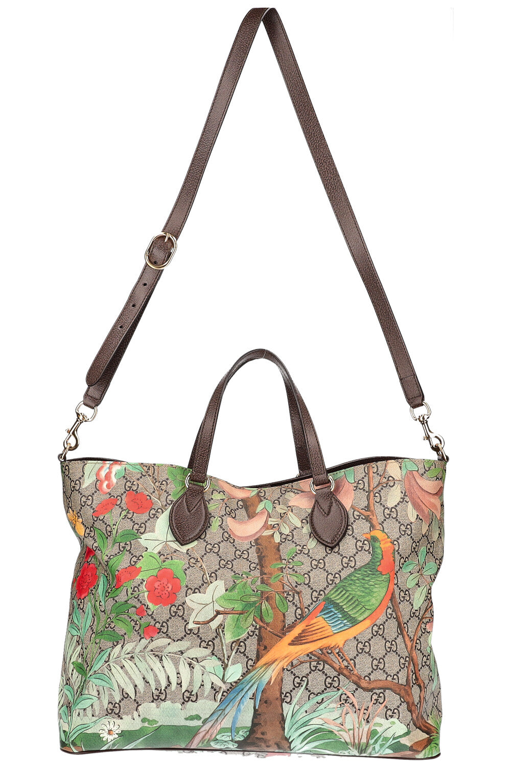 GUCCI Tian Print Tote REAWAKE