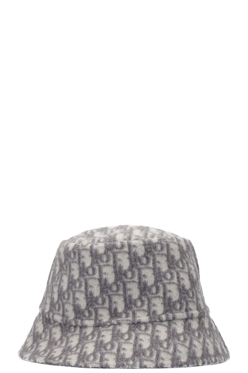 Christian Dior Oblique Bucket Hat Gray Grey Logo Christian Dior Oblique Bucket Hat 58 Grey 850934 – FASHIONPHILE main image 4