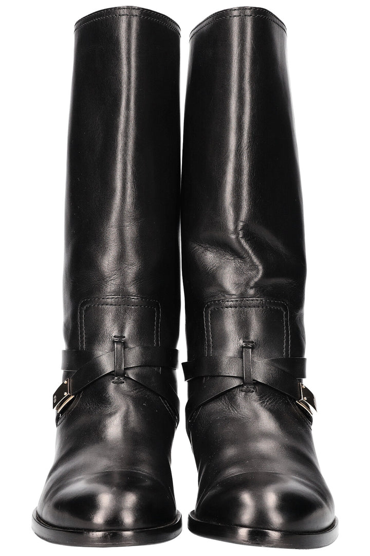 CHRISTIAN DIOR Bottes Équestres Noir