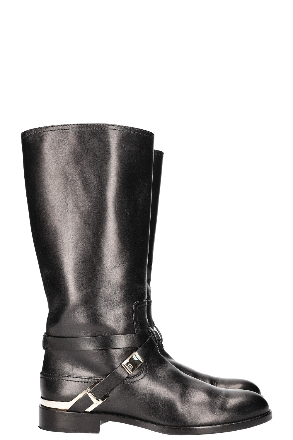 CHRISTIAN DIOR Bottes Équestres Noir