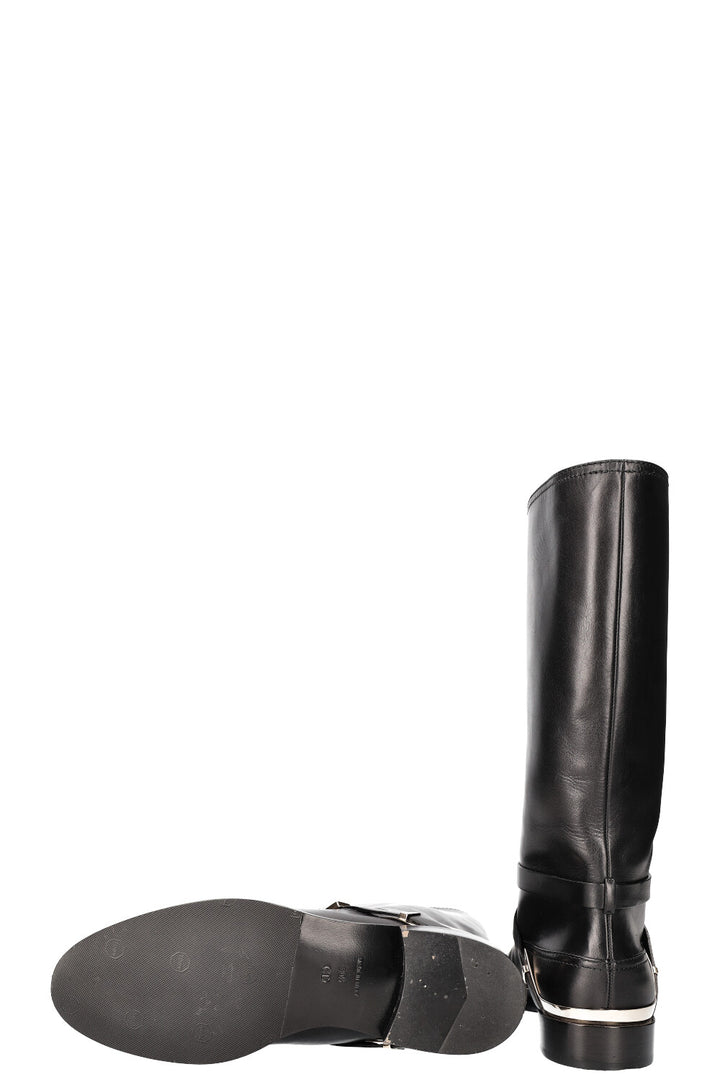 CHRISTIAN DIOR Bottes Équestres Noir