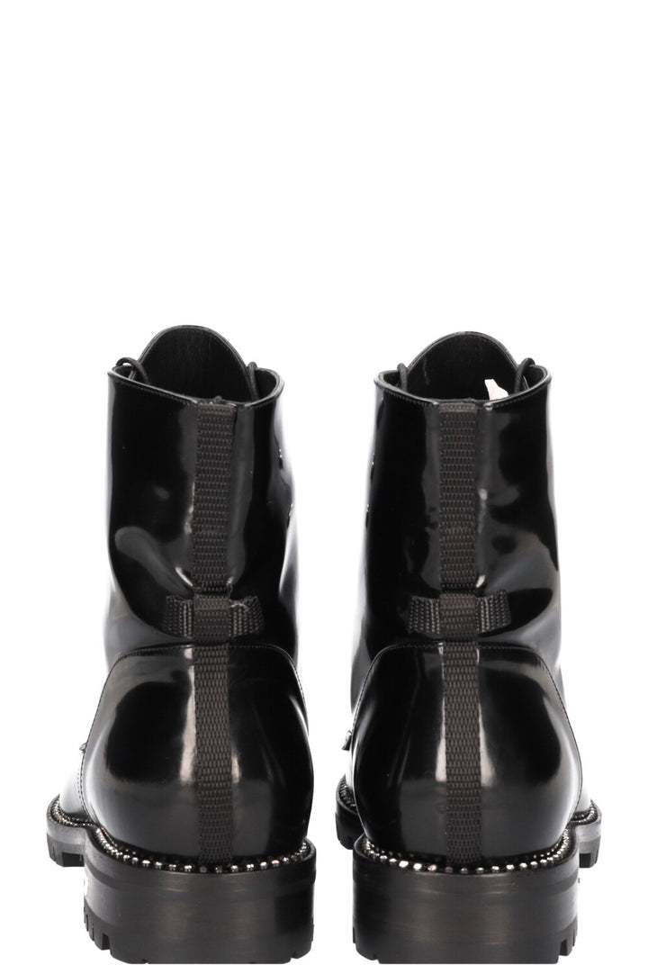 CHRISTIAN DIOR patent leather boots