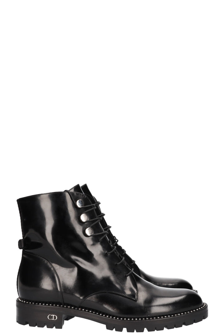 CHRISTIAN DIOR patent leather boots