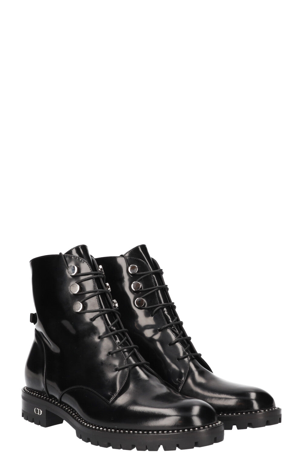 CHRISTIAN DIOR patent leather boots REAWAKE