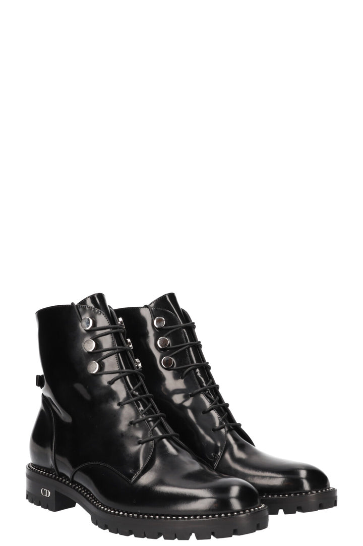 CHRISTIAN DIOR patent leather boots