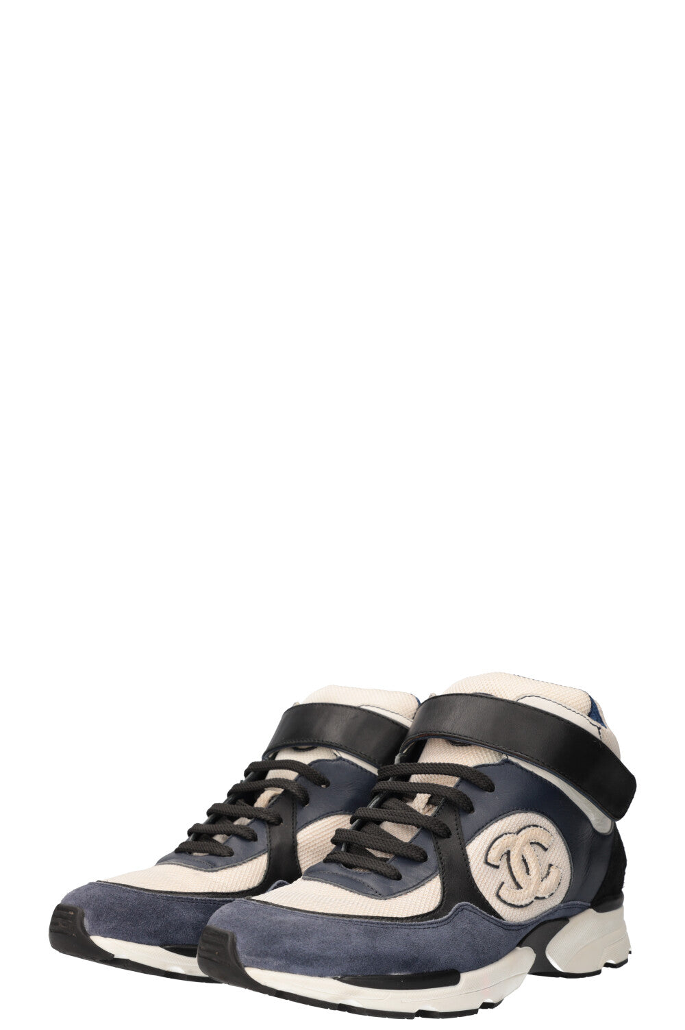 CHANEL High Top CC Sneakers