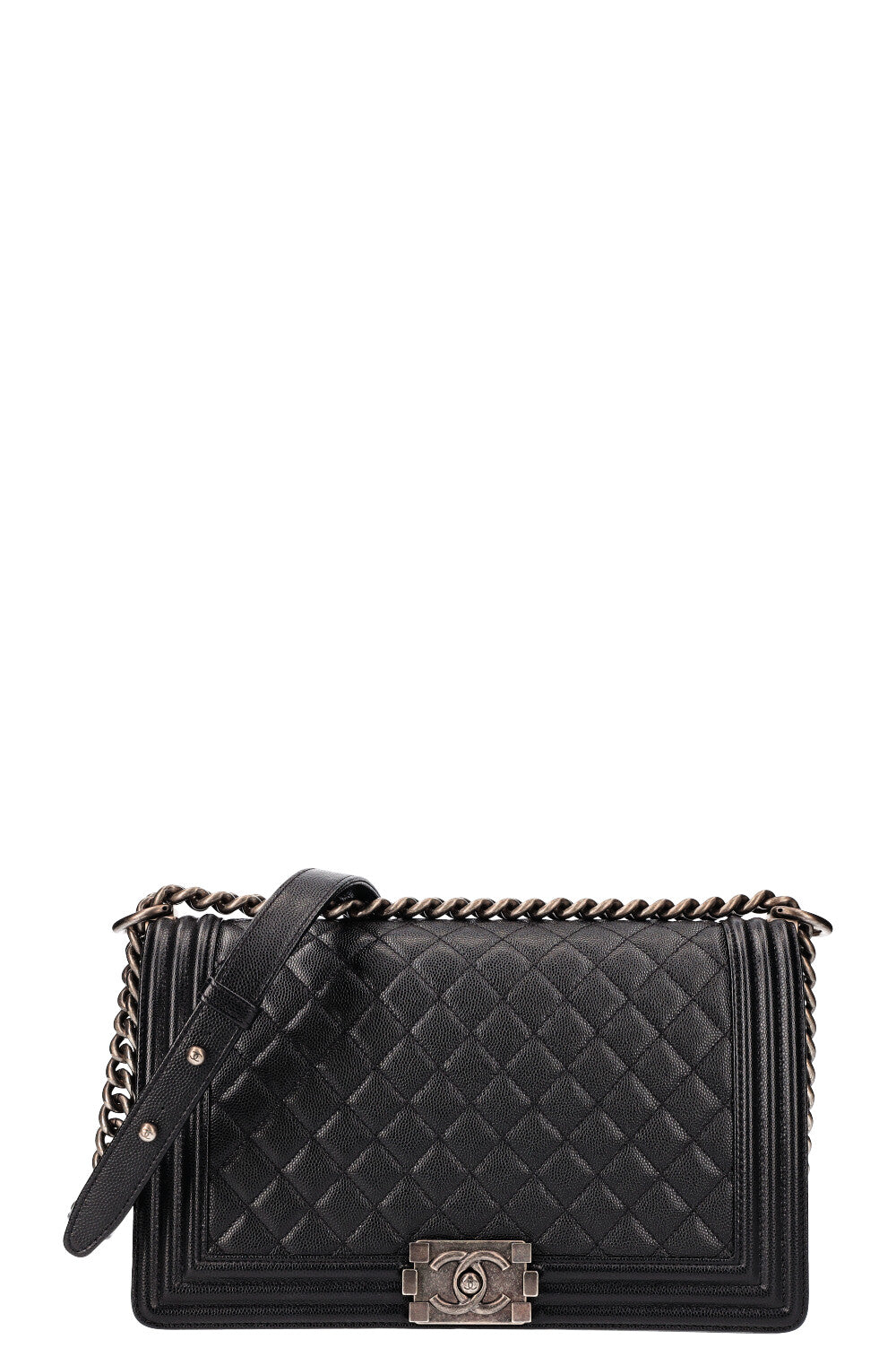 CHANEL Sac Boy Large Caviar Noir REAWAKE