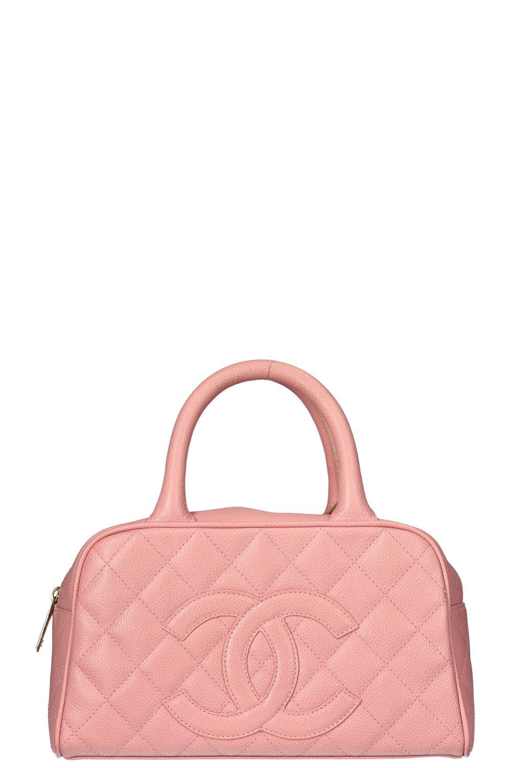 Chanel pink bowling bag new arrivals