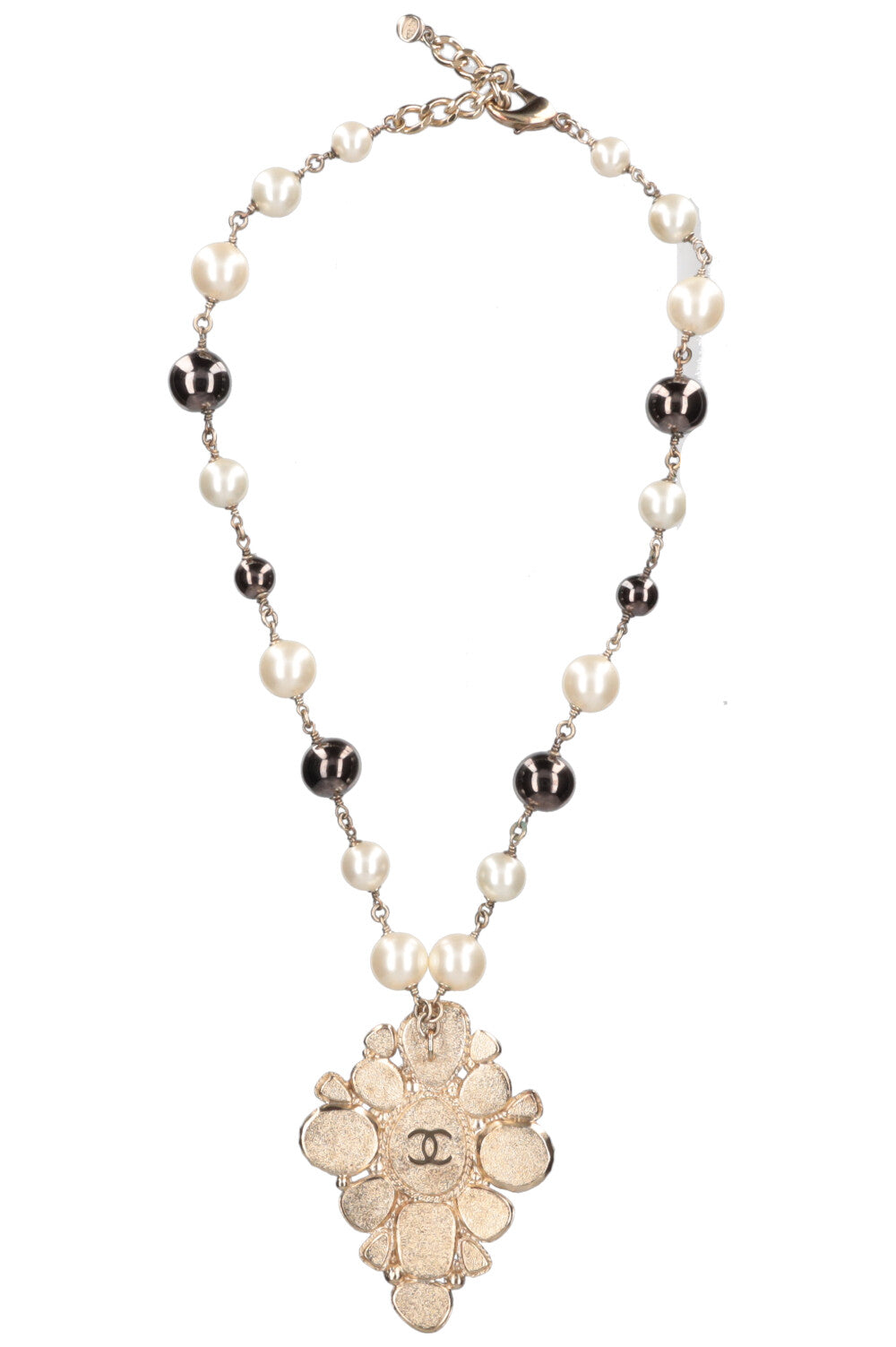 CHANEL Collier Perles Broche Automne 2008