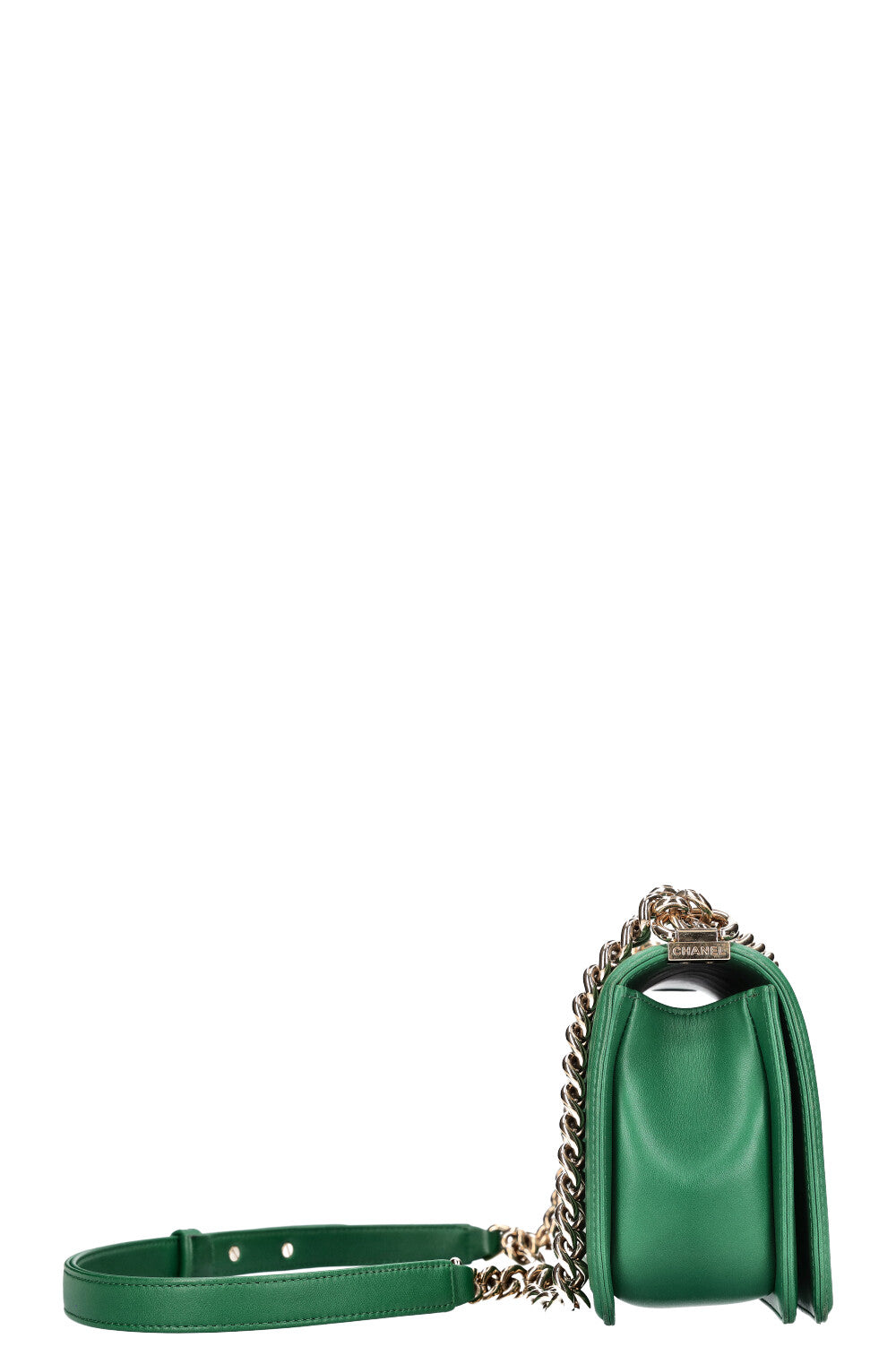 CHANEL Sac Garçon Moyen Vert