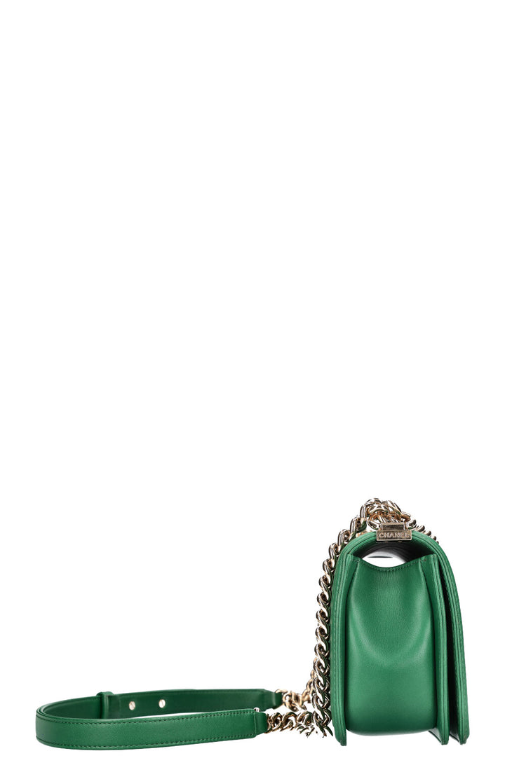 CHANEL Sac Garçon Moyen Vert
