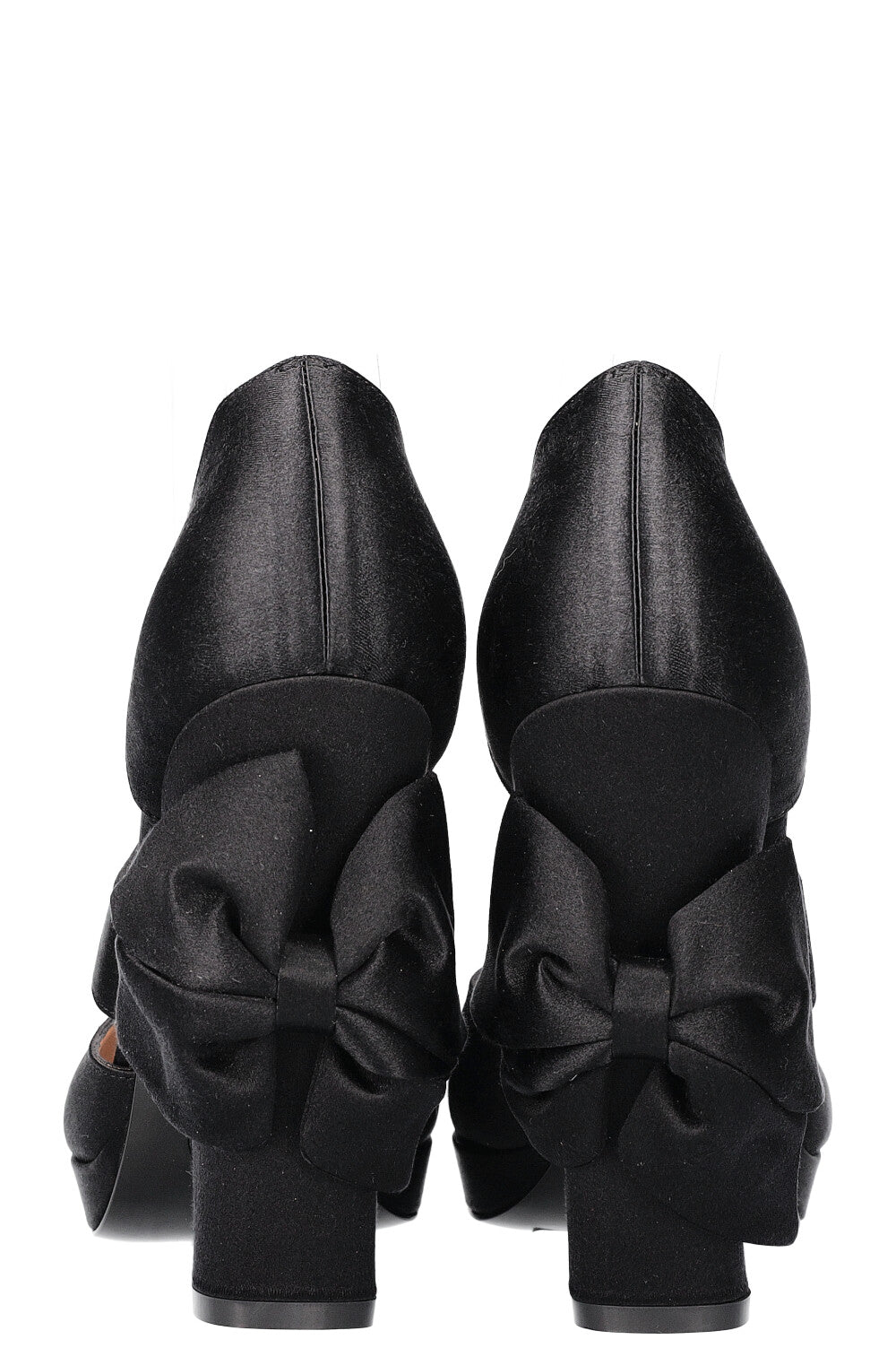 CHANEL Bowe Talons Satin Noir