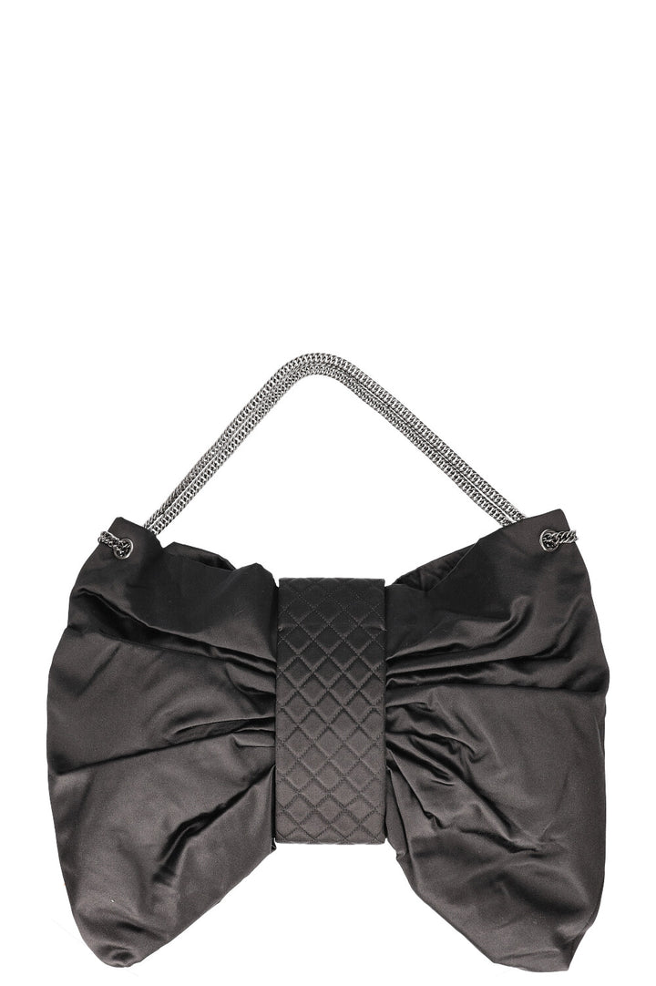 CHANEL Grand Sac Noeud Satin Noir