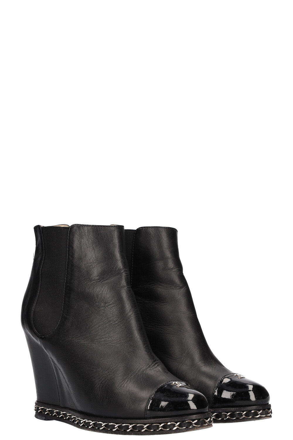 Chanel online boots chain