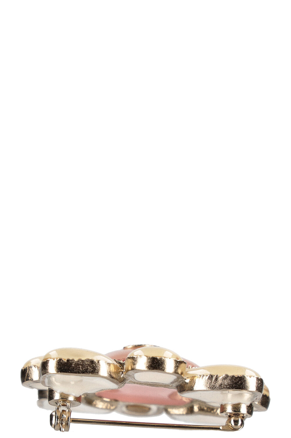 CHANEL Broche Gripoix Rose FW 2016