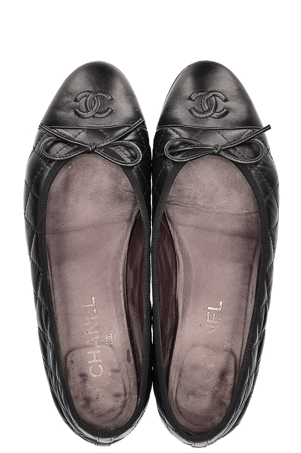 CHANEL Ballerines classiques Noir