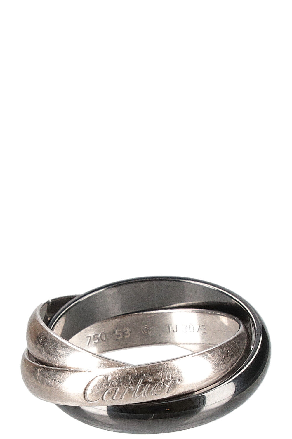 CARTIER Trinity Ring White Gold Cheramic REAWAKE