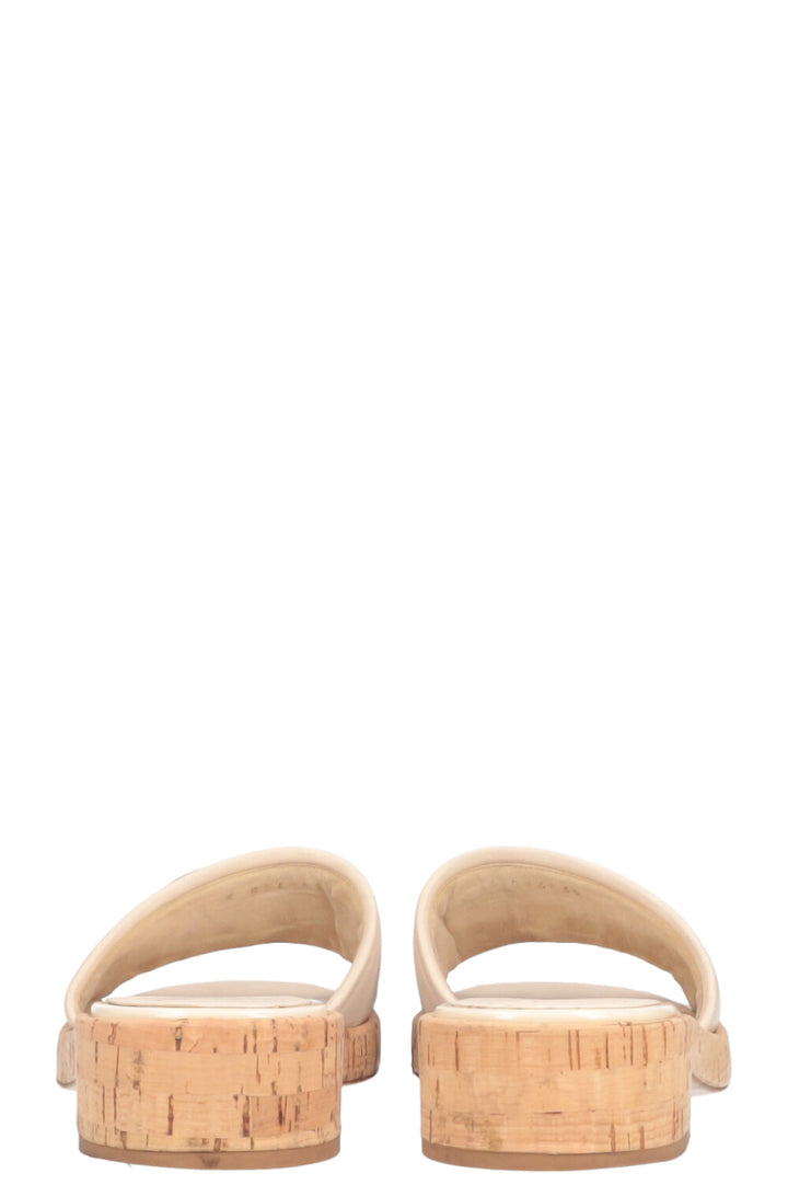 CHANEL Mocassins CC Or Crème