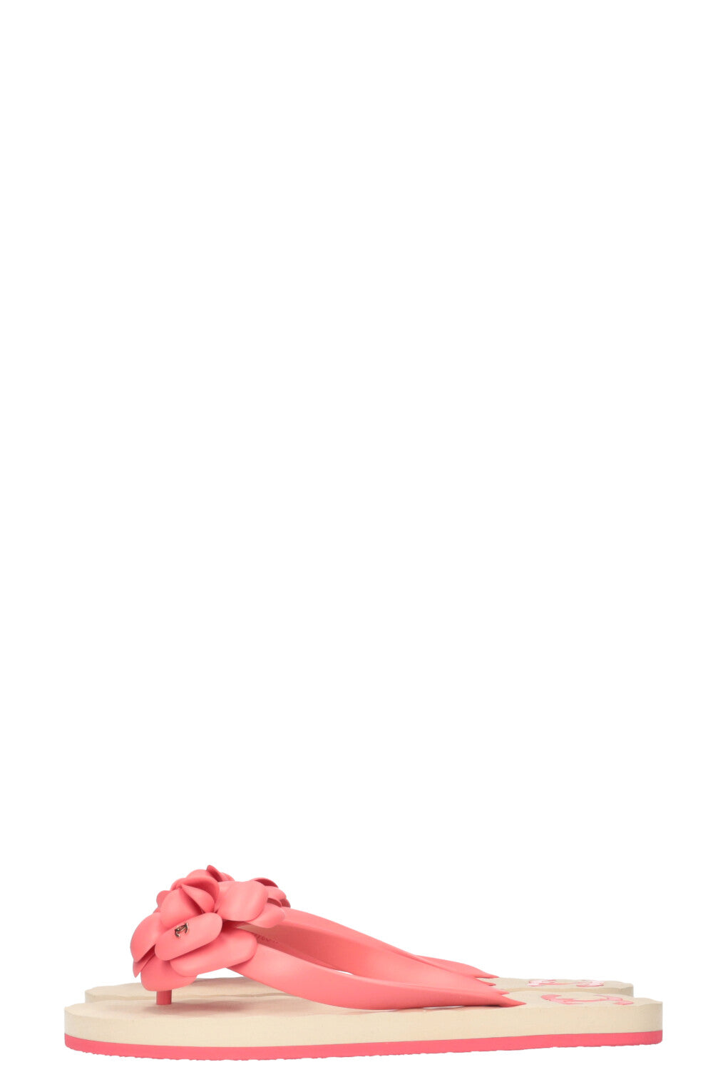 CHANEL Mocassins Caoutchouc Rose