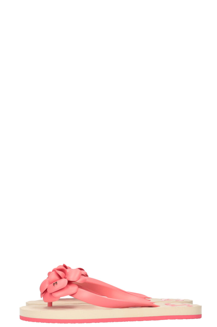 CHANEL Mocassins Caoutchouc Rose
