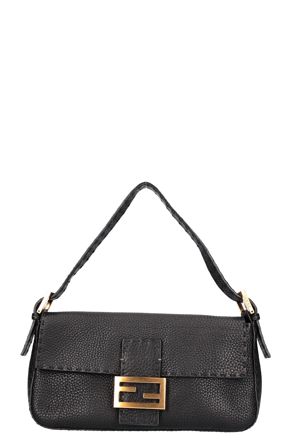 Fendi black baguette bag outlet
