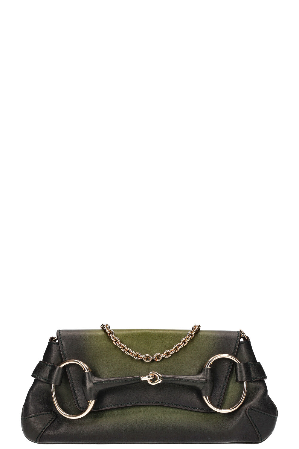 Gucci green clutch store