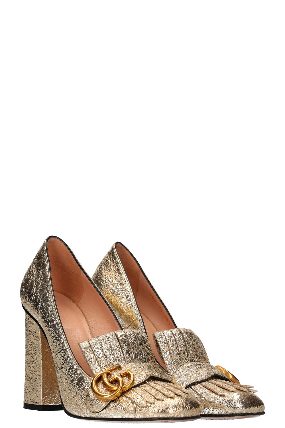 GUCCI Marmont Pumps Gold REAWAKE