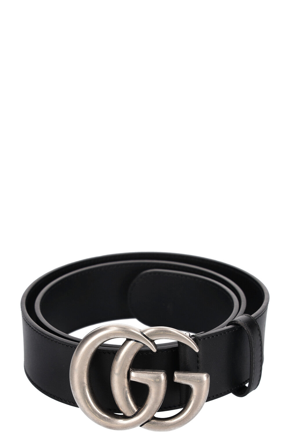 Gucci marmont discount belt silver buckle