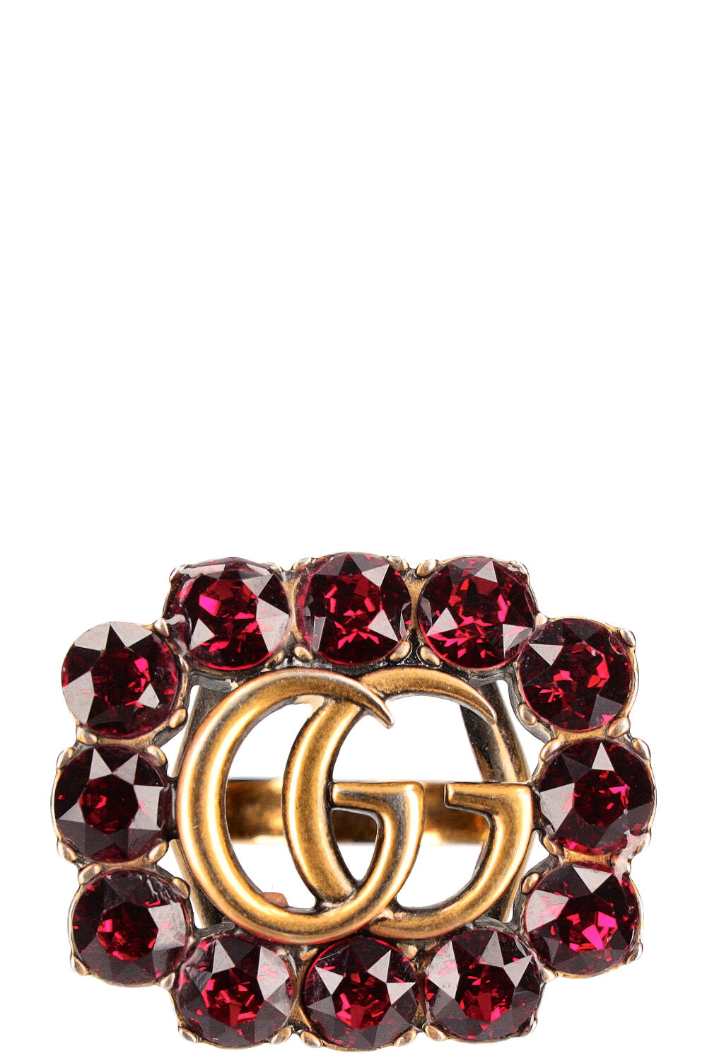 Gucci ring with best sale crystals