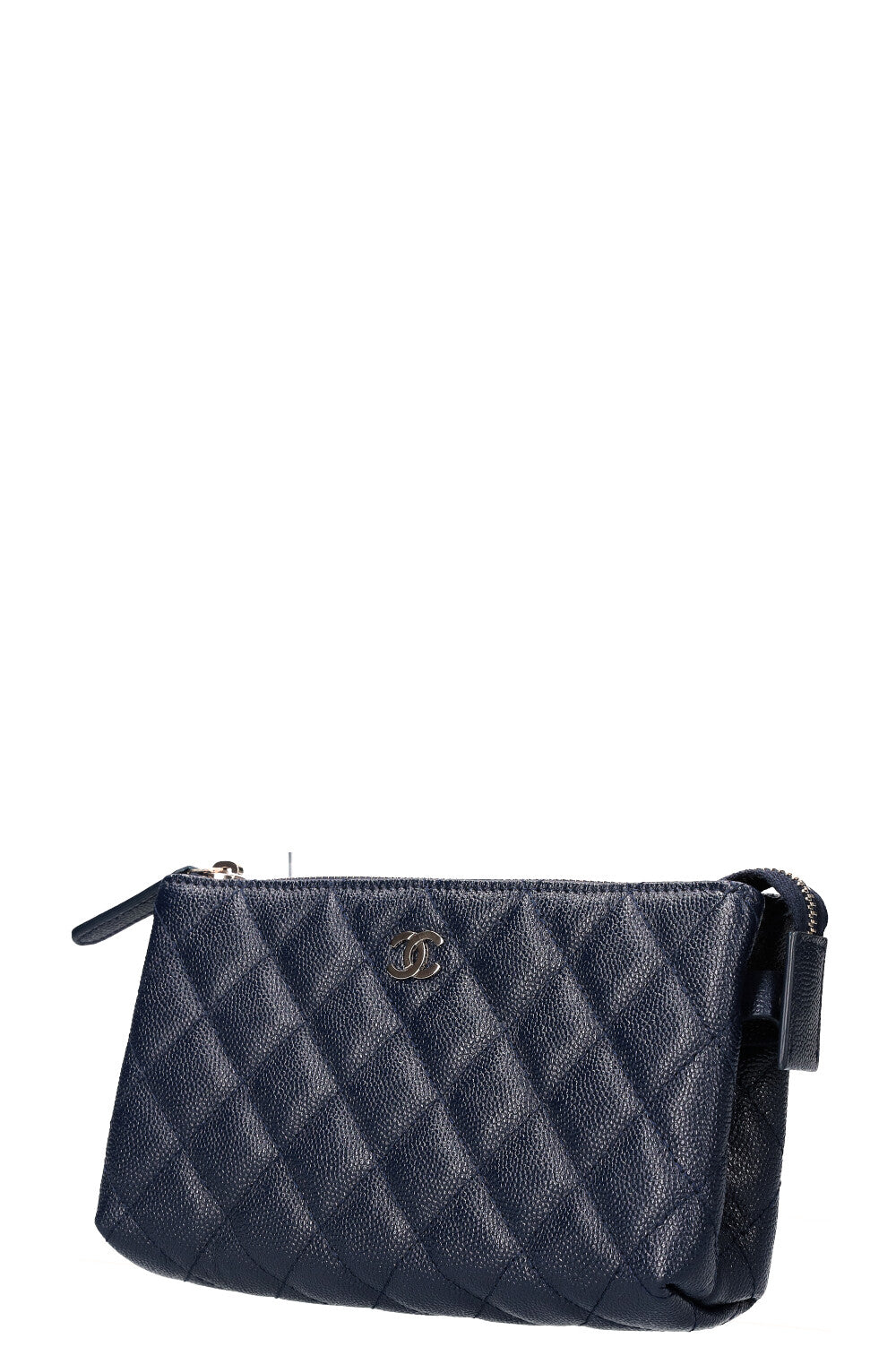 CHANEL Pochette Caviar Navy